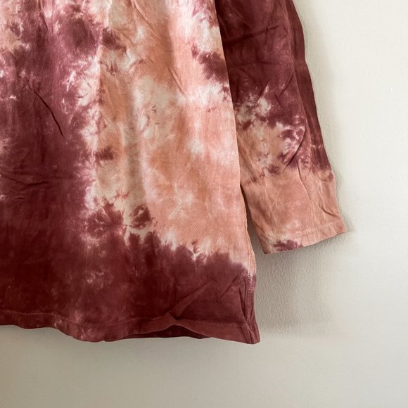 Free People Be Free Tie Dye Top - Cabernet Combo - Picture 4 of 7
